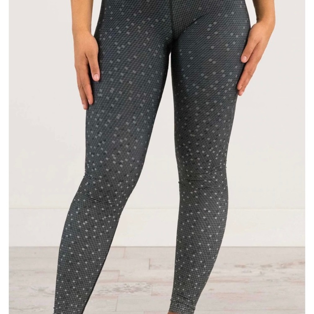Eagle Rock Werkshop Black ombré beads leggings